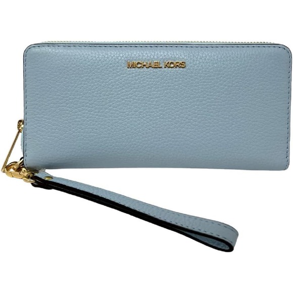 Michael Kors Jet Set Travel Large Pebbled Leather Continental